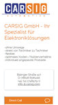 Mobile Screenshot of carsig.de