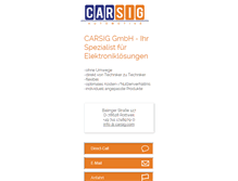 Tablet Screenshot of carsig.de